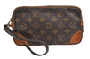 Auth Louis Vuitton Monogram Marly Dragonne PM Clutch Hand Bag M51827 LV 5269D