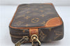 Auth Louis Vuitton Monogram Marly Dragonne PM Clutch Hand Bag M51827 LV 5269D