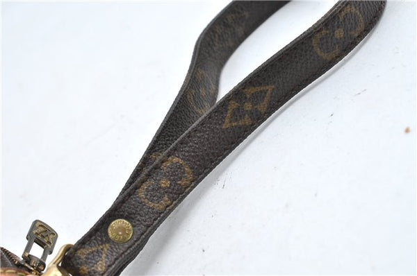 Auth Louis Vuitton Monogram Marly Dragonne PM Clutch Hand Bag M51827 LV 5269D