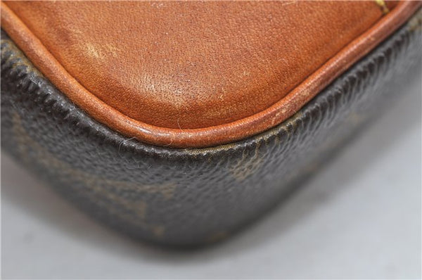 Auth Louis Vuitton Monogram Marly Dragonne PM Clutch Hand Bag M51827 LV 5269D