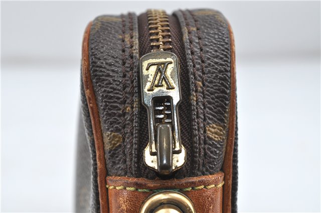 Auth Louis Vuitton Monogram Marly Dragonne PM Clutch Hand Bag M51827 LV 5269D