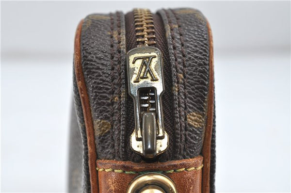 Auth Louis Vuitton Monogram Marly Dragonne PM Clutch Hand Bag M51827 LV 5269D