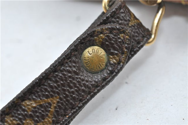 Auth Louis Vuitton Monogram Marly Dragonne PM Clutch Hand Bag M51827 LV 5269D