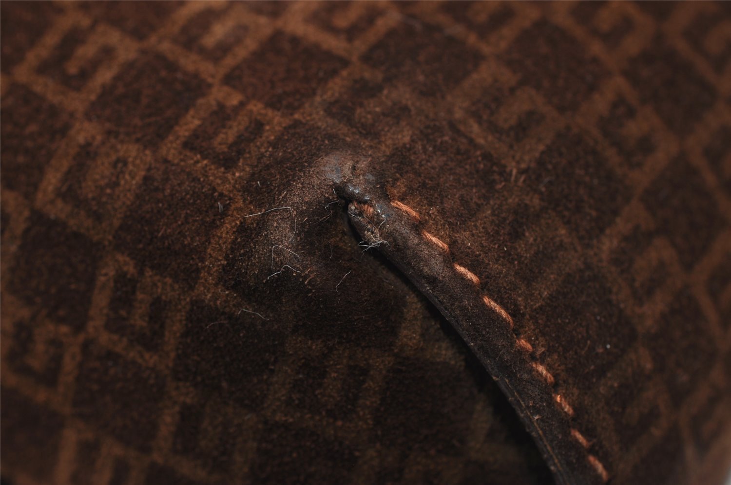 Authentic GUCCI Square GG Suede Leather Shoulder Hand Bag Purse Brown 5269I