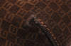 Authentic GUCCI Square GG Suede Leather Shoulder Hand Bag Purse Brown 5269I