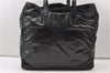 Authentic YVES SAINT LAURENT Y Mail Shoulder Tote Bag Enamel 188651 Black 5271E