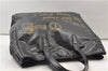 Authentic YVES SAINT LAURENT Y Mail Shoulder Tote Bag Enamel 188651 Black 5271E