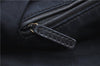 Authentic YVES SAINT LAURENT Y Mail Shoulder Tote Bag Enamel 188651 Black 5271E