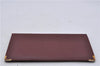 Authentic Cartier Must de Cartier Long Wallet Purse Leather Bordeaux Red 5272C