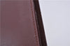 Authentic Cartier Must de Cartier Long Wallet Purse Leather Bordeaux Red 5272C