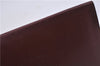 Authentic Cartier Must de Cartier Long Wallet Purse Leather Bordeaux Red 5272C