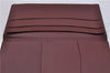 Authentic Cartier Must de Cartier Long Wallet Purse Leather Bordeaux Red 5272C