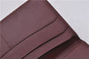 Authentic Cartier Must de Cartier Long Wallet Purse Leather Bordeaux Red 5272C