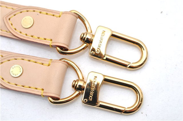 Authentic Louis Vuitton Leather Shoulder Strap Beige 21.9-26.6" LV Box 5273D