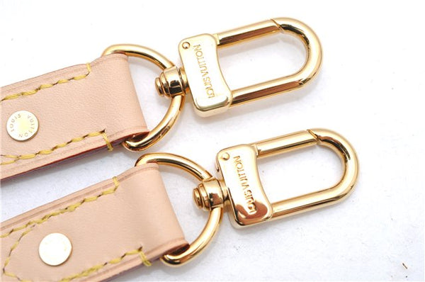 Authentic Louis Vuitton Leather Shoulder Strap Beige 21.9-26.6" LV Box 5273D