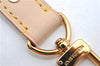 Authentic Louis Vuitton Leather Shoulder Strap Beige 21.9-26.6" LV Box 5273D