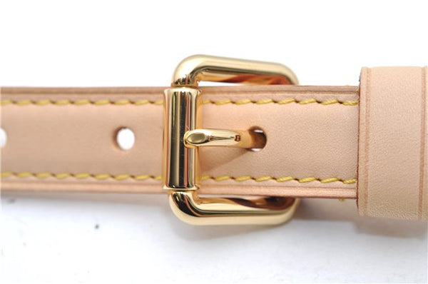 Authentic Louis Vuitton Leather Shoulder Strap Beige 21.9-26.6" LV Box 5273D