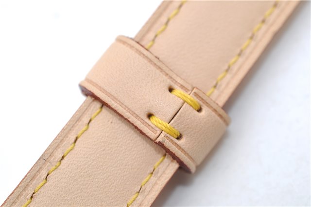 Authentic Louis Vuitton Leather Shoulder Strap Beige 21.9-26.6