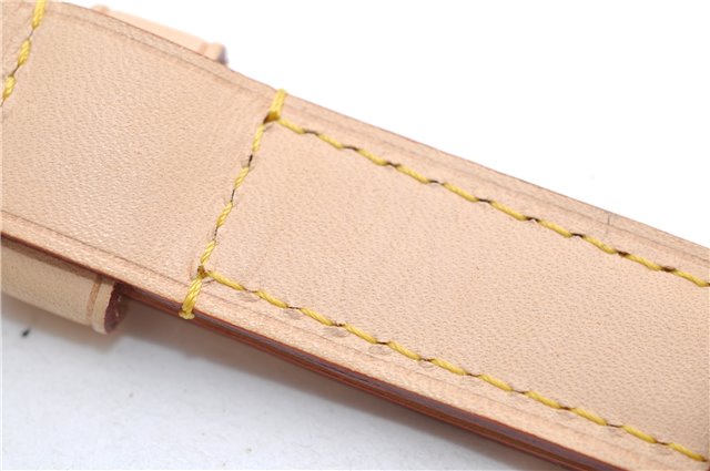 Authentic Louis Vuitton Leather Shoulder Strap Beige 21.9-26.6