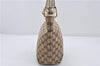 Authentic GUCCI Shoulder Tote Bag GG Canvas Leather 120840 Brown Ivory 5273E