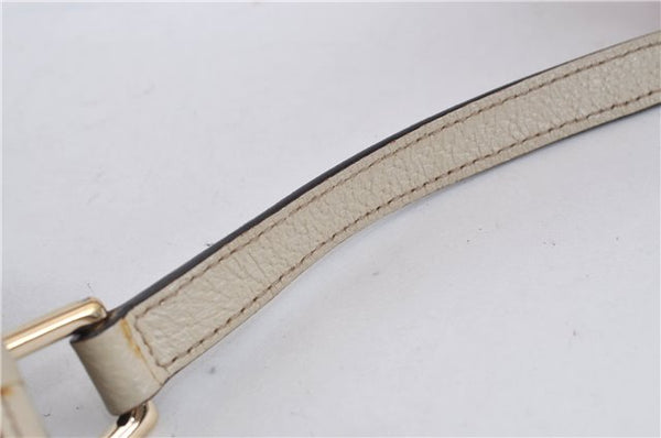 Authentic GUCCI Shoulder Tote Bag GG Canvas Leather 120840 Brown Ivory 5273E