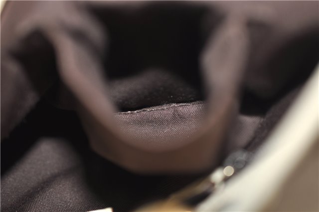 Authentic GUCCI Shoulder Tote Bag GG Canvas Leather 120840 Brown Ivory 5273E