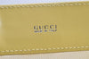 Authentic GUCCI Vintage Shoulder Tote Bag Mesh Leather Yellow 5273I