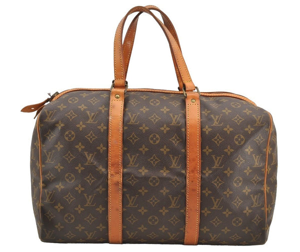 Authentic Louis Vuitton Monogram Sac Souple 45 Hand Boston Bag Old Model 5274I