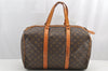 Authentic Louis Vuitton Monogram Sac Souple 45 Hand Boston Bag Old Model 5274I