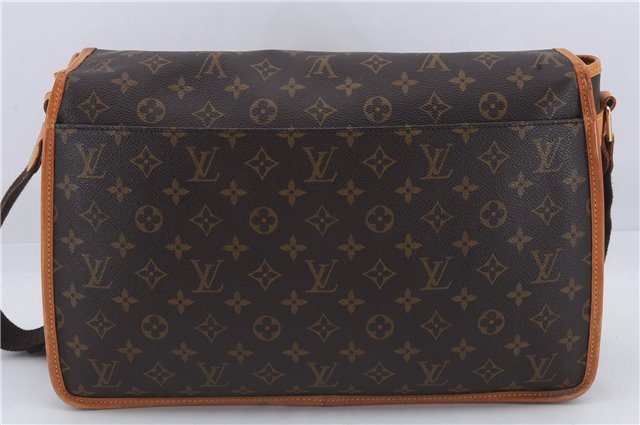 Auth Louis Vuitton Monogram Gibeciere GM Shoulder Cross Body Bag M42246 LV 5276D
