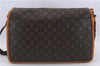Auth Louis Vuitton Monogram Gibeciere GM Shoulder Cross Body Bag M42246 LV 5276D