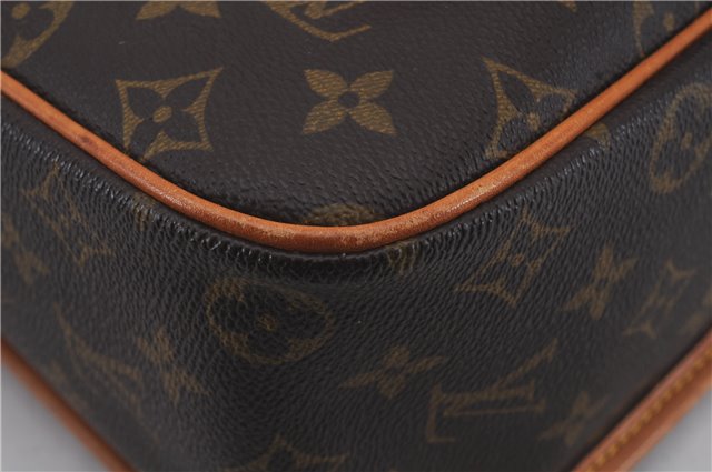Auth Louis Vuitton Monogram Gibeciere GM Shoulder Cross Body Bag M42246 LV 5276D
