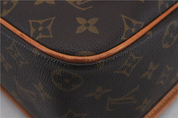 Auth Louis Vuitton Monogram Gibeciere GM Shoulder Cross Body Bag M42246 LV 5276D