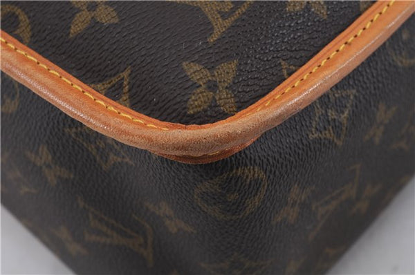 Auth Louis Vuitton Monogram Gibeciere GM Shoulder Cross Body Bag M42246 LV 5276D