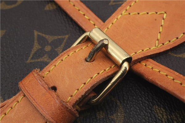 Auth Louis Vuitton Monogram Gibeciere GM Shoulder Cross Body Bag M42246 LV 5276D