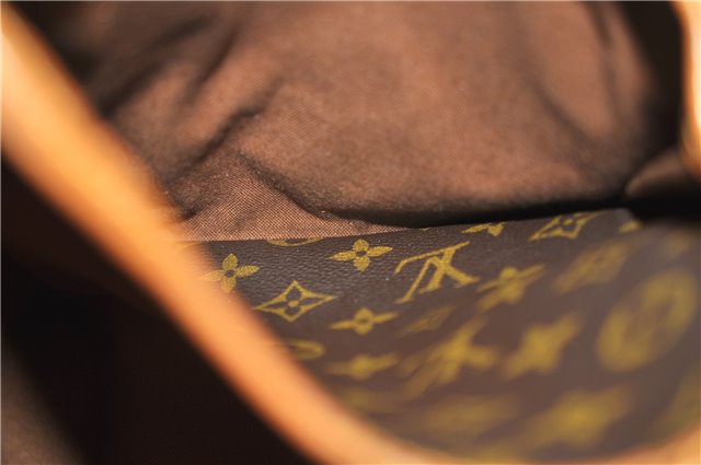 Auth Louis Vuitton Monogram Gibeciere GM Shoulder Cross Body Bag M42246 LV 5276D