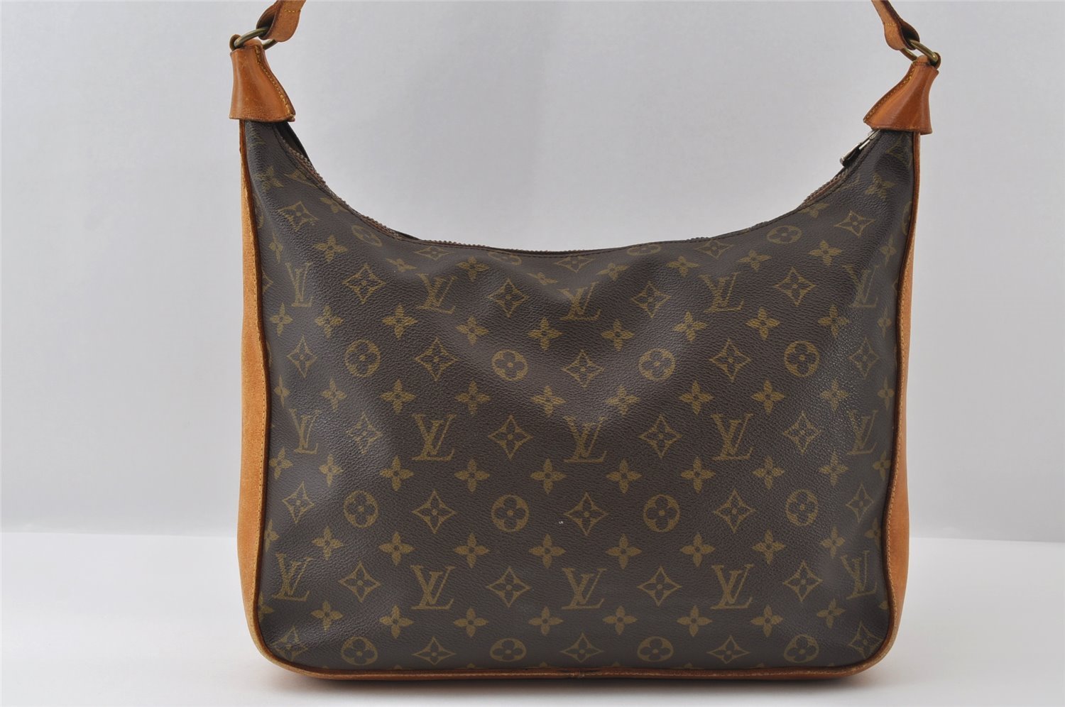 Authentic Louis Vuitton Monogram Boulogne 35 Shoulder Cross Bag Old Model 5276I