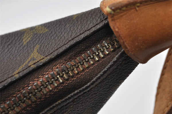 Authentic Louis Vuitton Monogram Boulogne 35 Shoulder Cross Bag Old Model 5276I