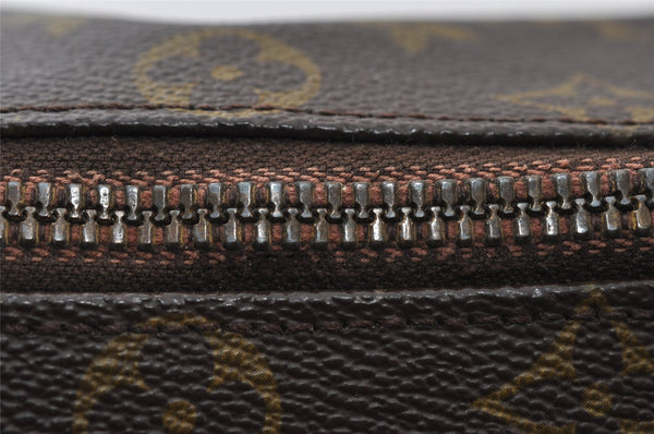 Authentic Louis Vuitton Monogram Boulogne 35 Shoulder Cross Bag Old Model 5276I