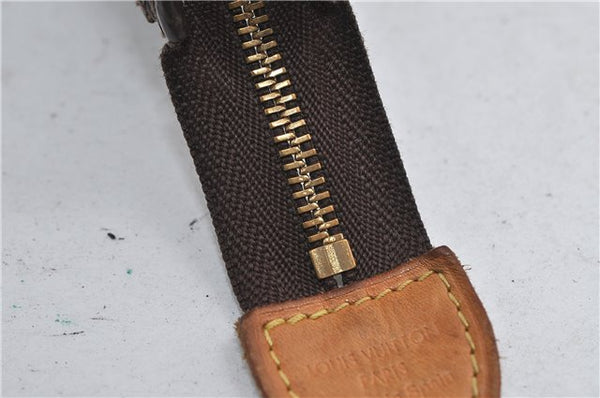 Auth Louis Vuitton Monogram Poche Toilette 15 Cosmetics Pouch M47546 LV 5277D