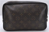 Auth Louis Vuitton Monogram Trousse Toilette 23 Clutch Hand Bag M47524 LV 5278D