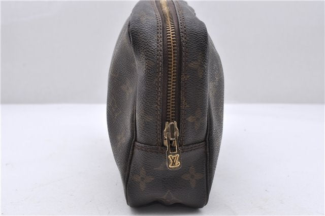 Auth Louis Vuitton Monogram Trousse Toilette 23 Clutch Hand Bag M47524 LV 5278D