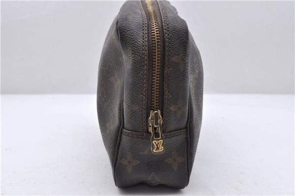 Auth Louis Vuitton Monogram Trousse Toilette 23 Clutch Hand Bag M47524 LV 5278D