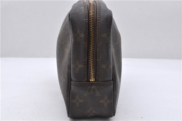 Auth Louis Vuitton Monogram Trousse Toilette 23 Clutch Hand Bag M47524 LV 5278D