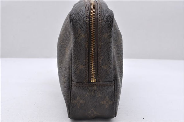 Auth Louis Vuitton Monogram Trousse Toilette 23 Clutch Hand Bag M47524 LV 5278D