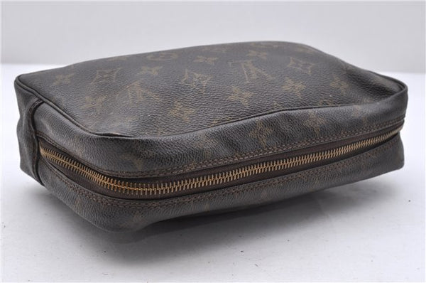 Auth Louis Vuitton Monogram Trousse Toilette 23 Clutch Hand Bag M47524 LV 5278D