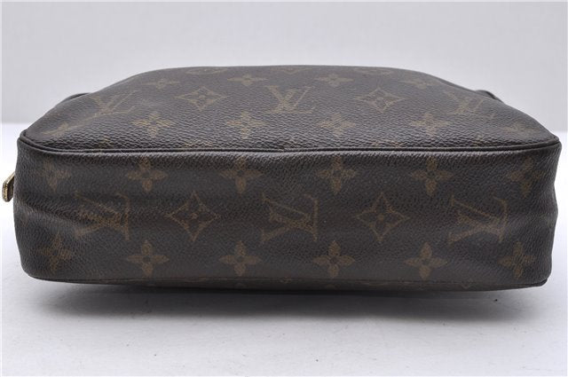 Auth Louis Vuitton Monogram Trousse Toilette 23 Clutch Hand Bag M47524 LV 5278D