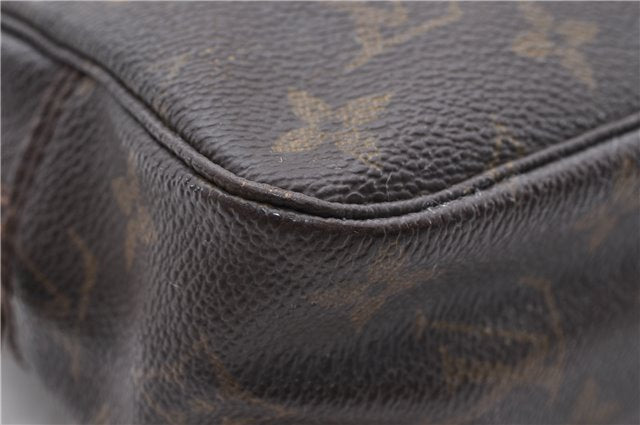 Auth Louis Vuitton Monogram Trousse Toilette 23 Clutch Hand Bag M47524 LV 5278D