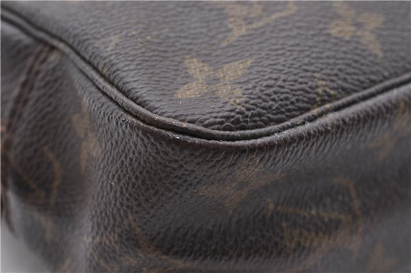 Auth Louis Vuitton Monogram Trousse Toilette 23 Clutch Hand Bag M47524 LV 5278D