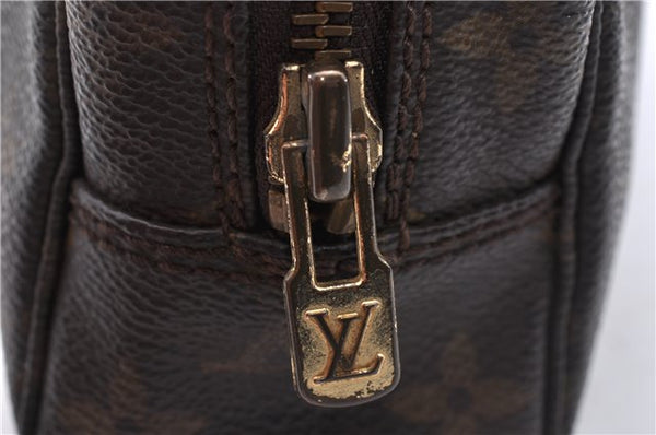 Auth Louis Vuitton Monogram Trousse Toilette 23 Clutch Hand Bag M47524 LV 5278D
